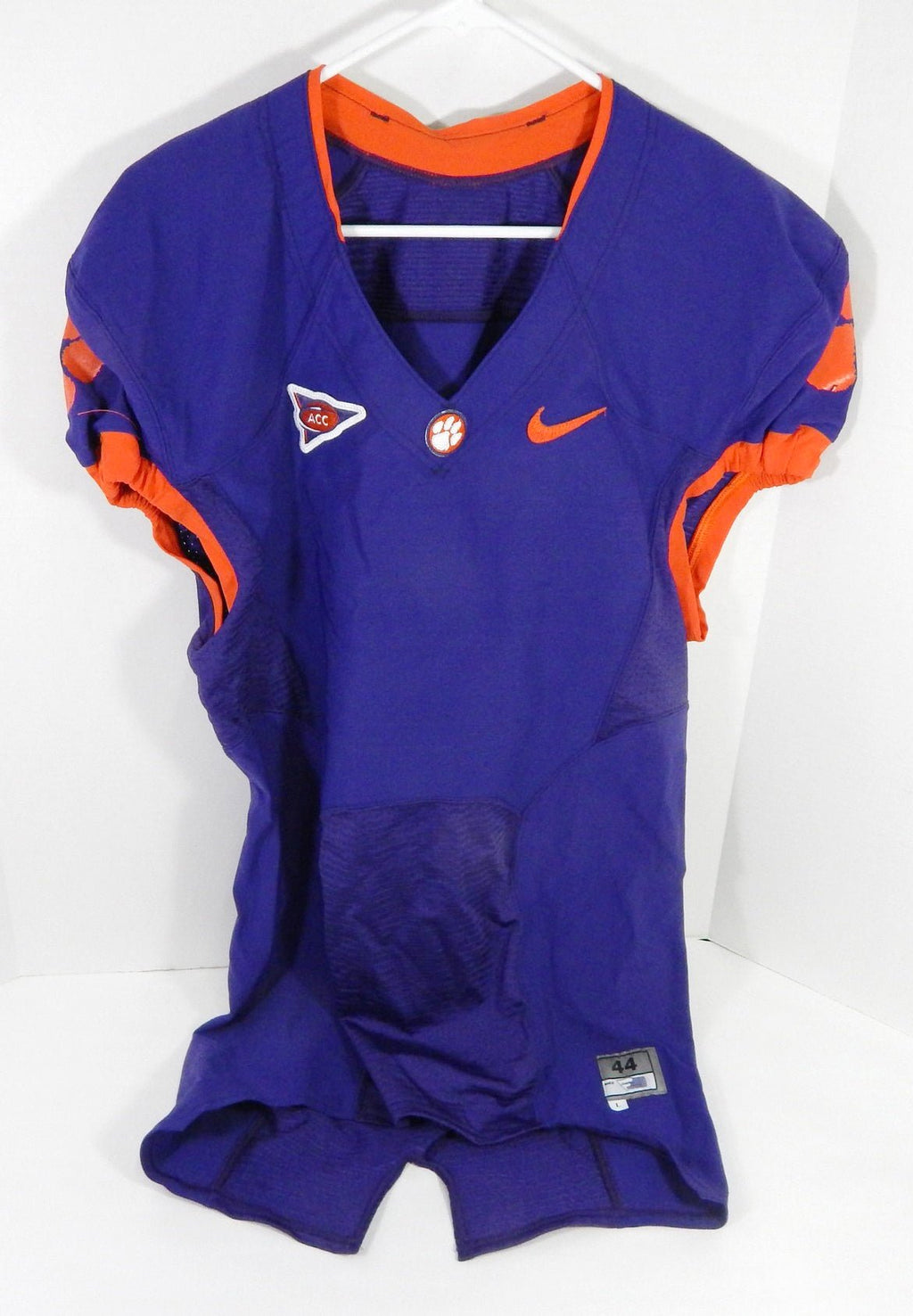 2010 Clemson Tigers Blank Game Issued Purple Jersey 44 DP58383 - DP58383