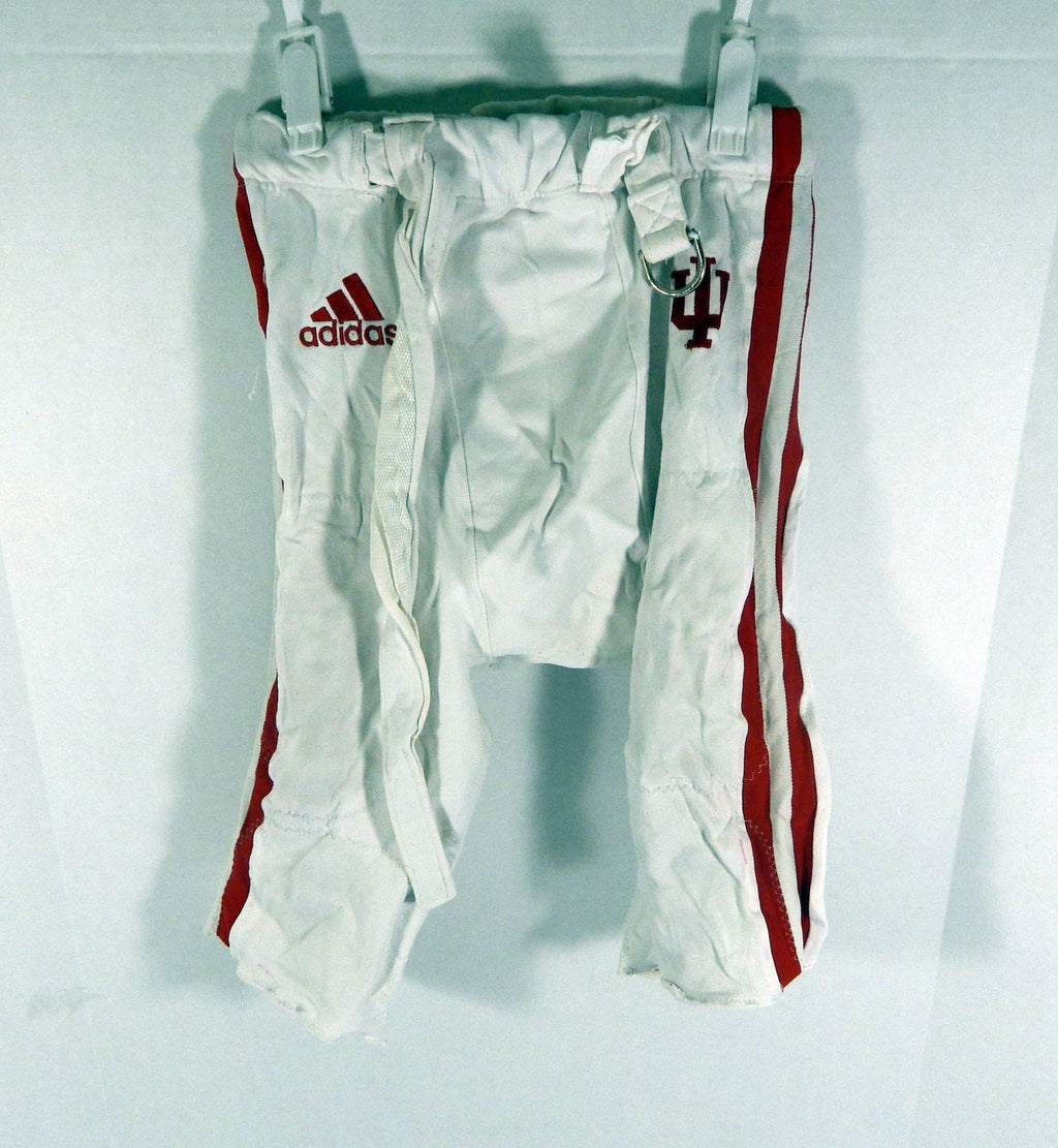 2010s Indiana Hoosiers #15 Game Used White Pants L DP57633 - DP57633