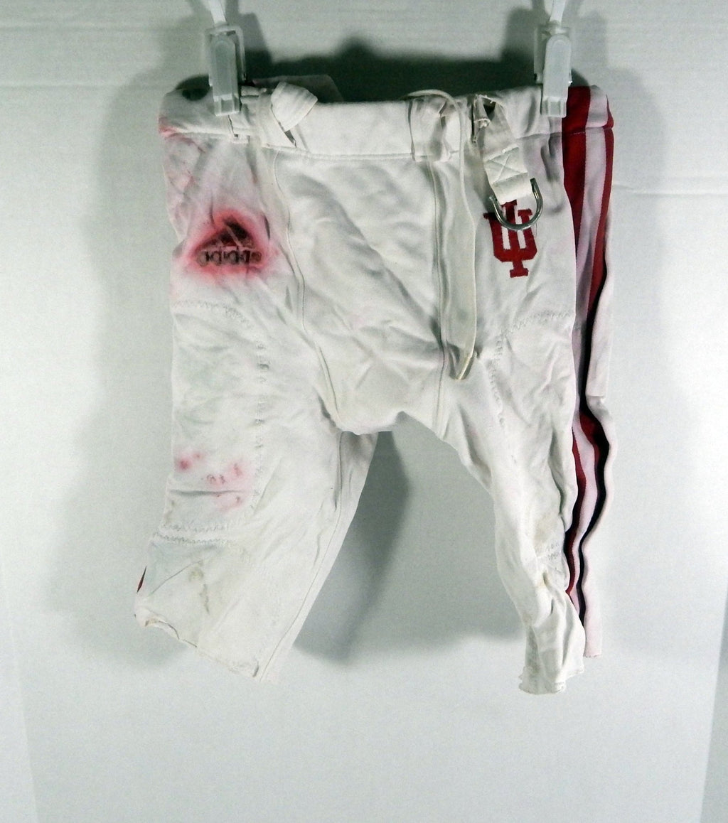 2010s Indiana Hoosiers #22 Game Used White Pants L DP57618 - DP57618