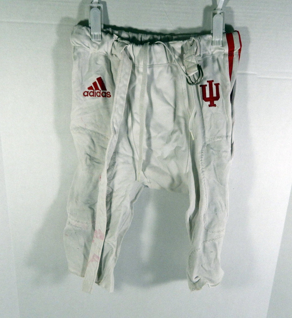 2010s Indiana Hoosiers #33 Game Used White Pants L DP57635 - DP57635