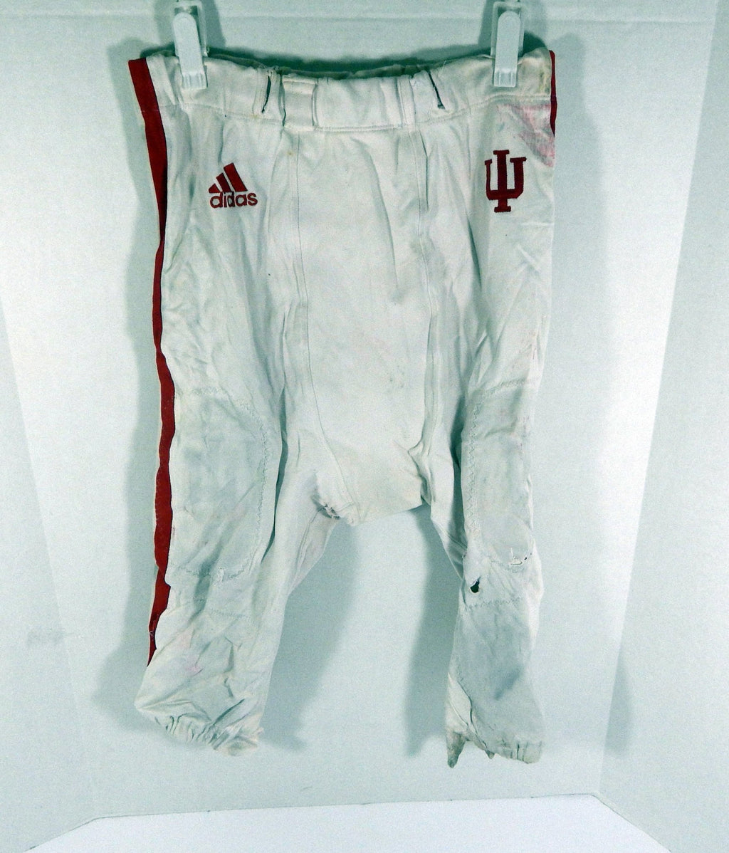 2010s Indiana Hoosiers #77 Game Used White Pants 3XL DP57630 - DP57630