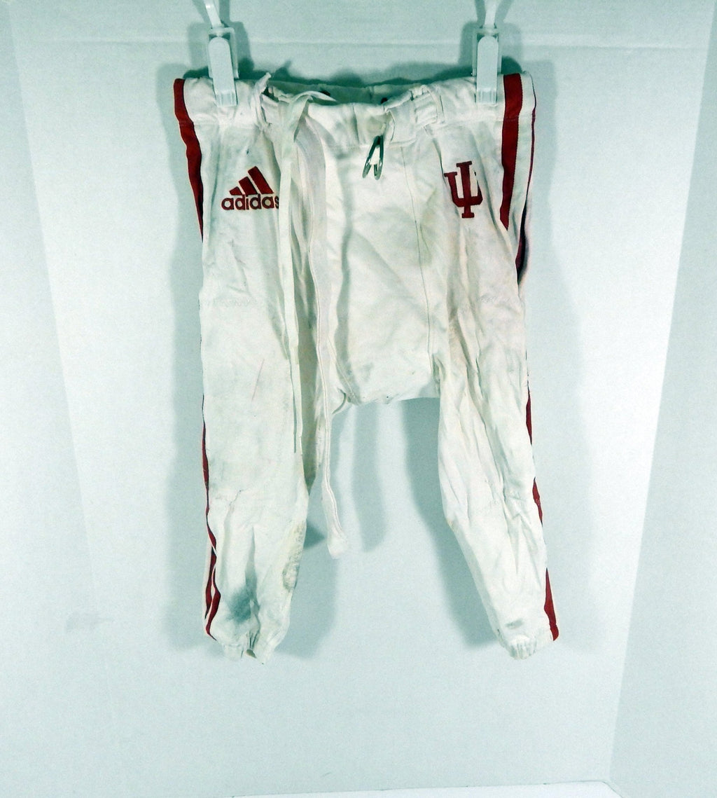 2010s Indiana Hoosiers #93 Game Used White Pants L DP57626 - DP57626