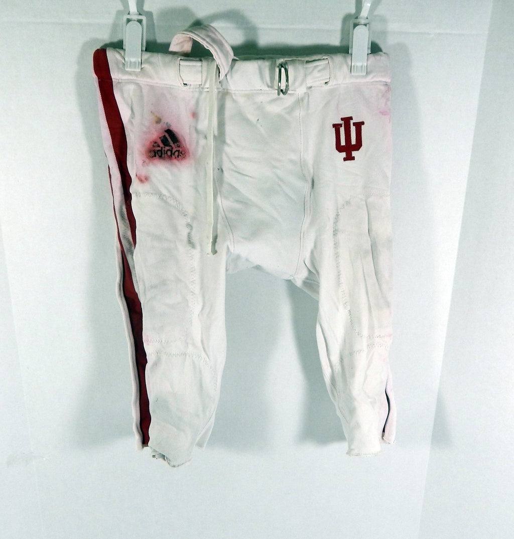 2010s Indiana Hoosiers #93 Game Used White Pants XL DP57628 - DP57628