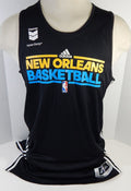 2011-12 New Orleans Hornets Blank Game Issued Black Reversable Practice Jersey 3 - DP22093