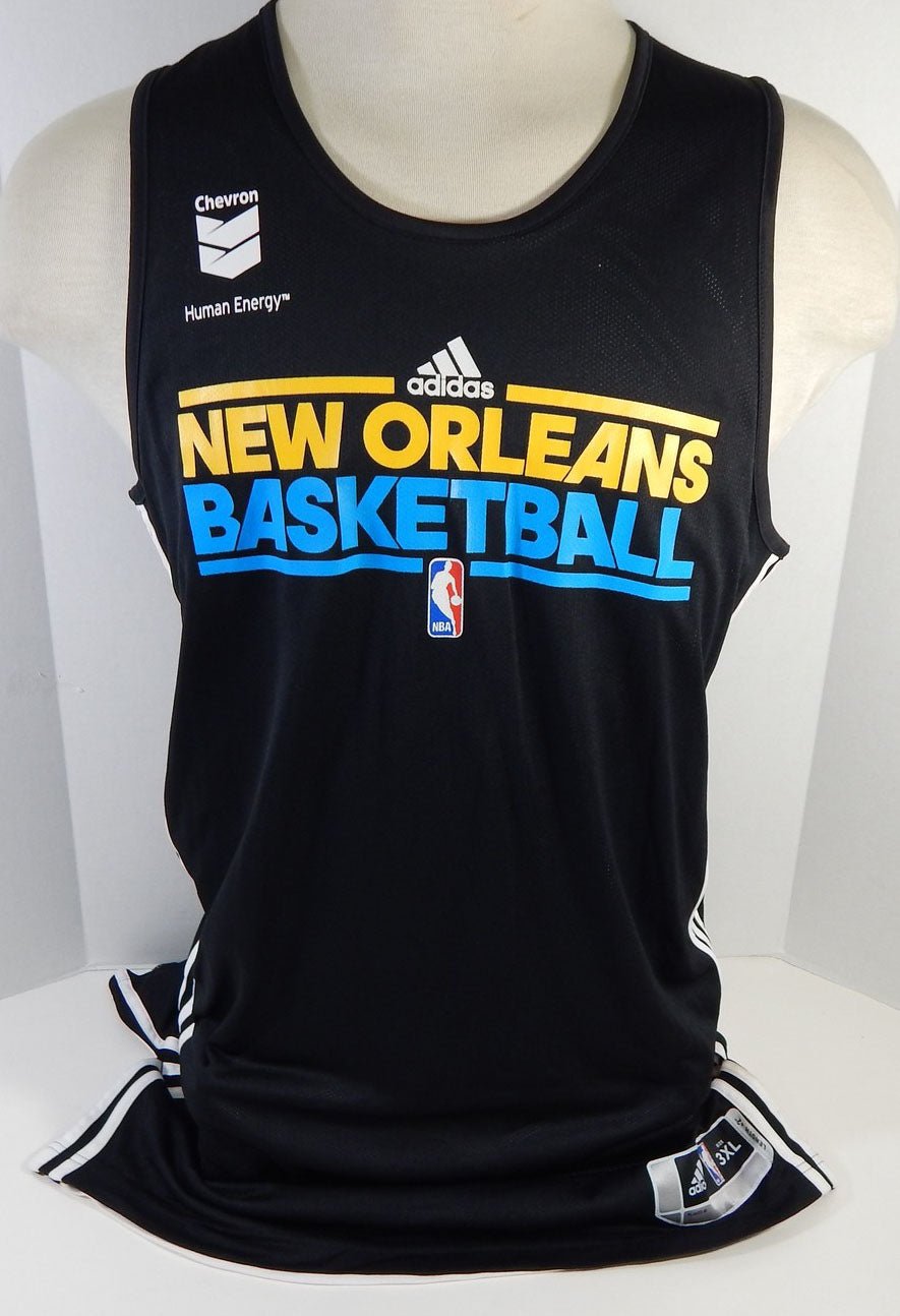2011-12 New Orleans Hornets Blank Game Issued Black Reversable Practice Jersey 3 - DP22093