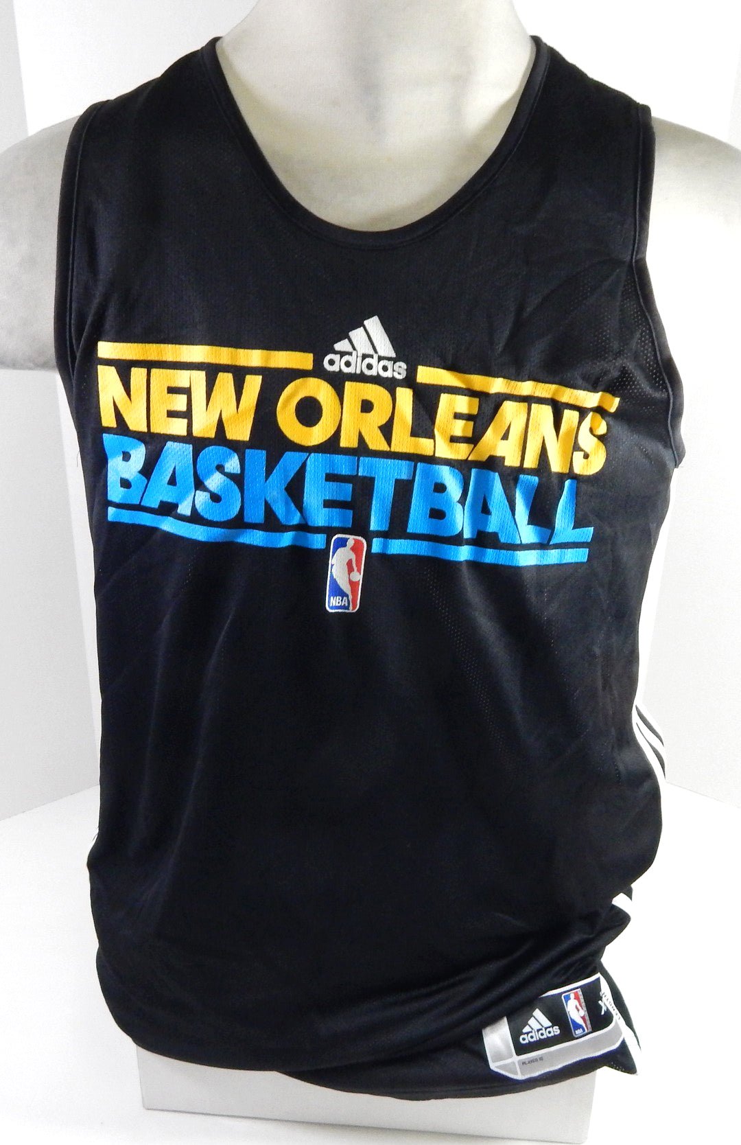 2011-12 New Orleans Hornets Game Issued Black Practice Jersey XL DP63736 - DP63736