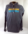 2011-12 New Orleans Hornets Team Issued Grey Hoodie Sweatshirt XL DP59455 - DP59455