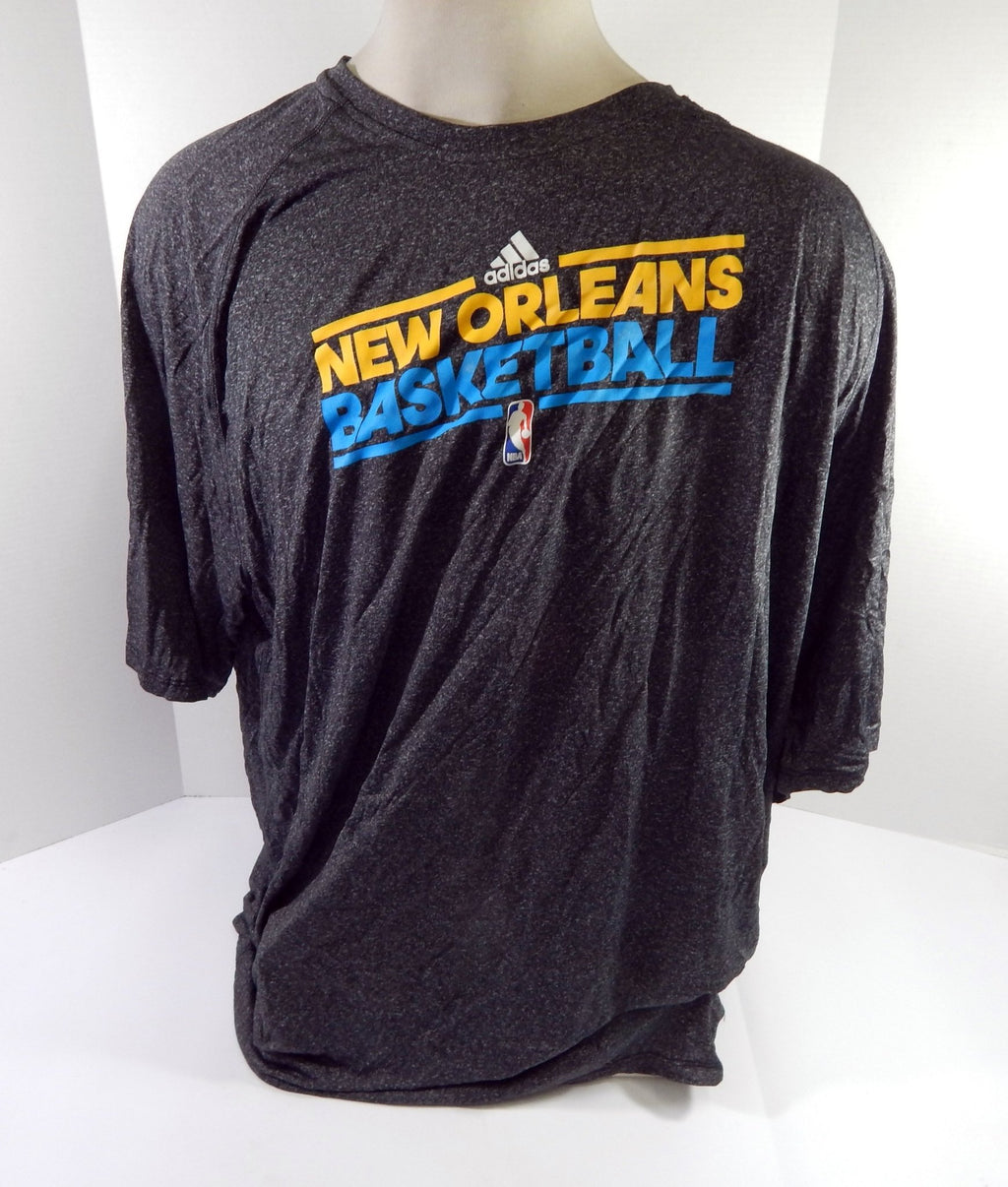 2011-12 New Orleans Hornets Team Issued Grey Shirt 4XL DP52461 - DP52461