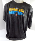 2011-12 New Orleans Hornets Team Issued Grey Shirt 4XL DP52465 - DP52465