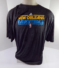 2011-12 New Orleans Hornets Team Issued Grey Training T-Shirt 2XL DP52060 - DP52060
