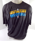 2011-12 New Orleans Hornets Team Issued Grey Training T-Shirt 2XL DP52091 - DP52091