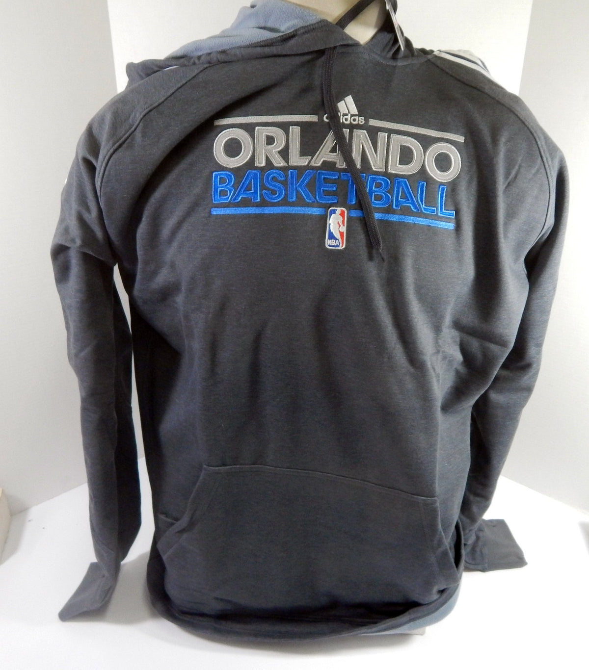 2011-12 Orlando Magic Team Issued Grey Hoodie Sweatshirt 2XL DP62013 - DP62013