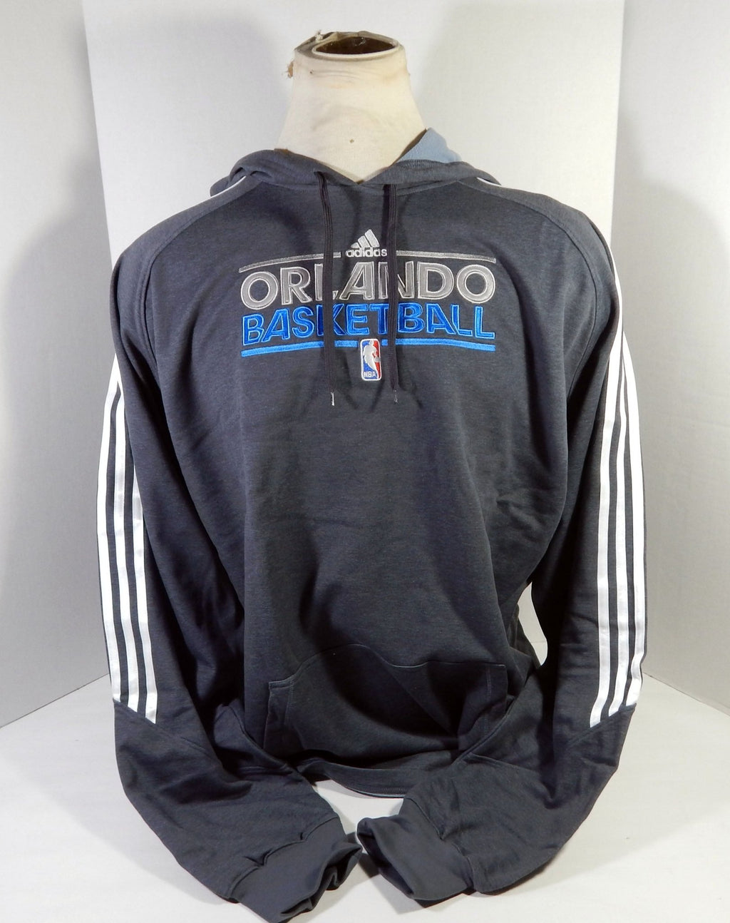 2011-12 Orlando Magic Team Issued Grey Training Hoodie SweatShirt 4XL 712358S - 712358S