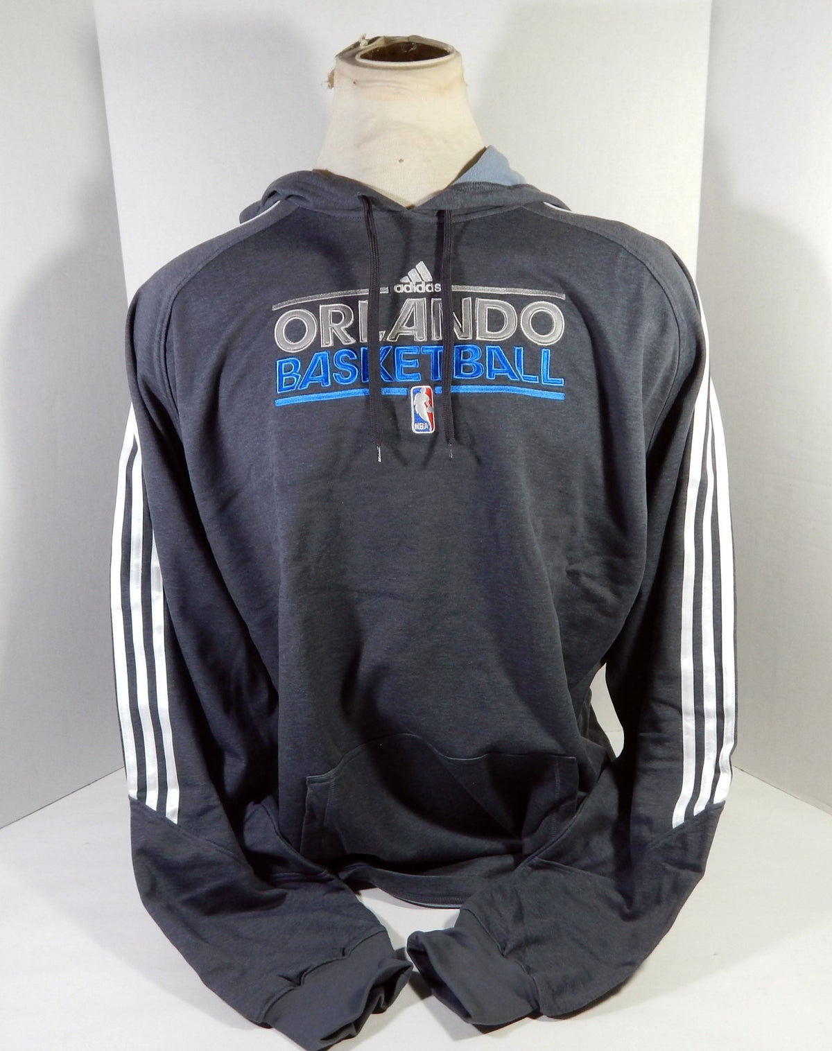 2011-12 Orlando Magic Team Issued Grey Training Hoodie SweatShirt 4XL 712358S - 712358S
