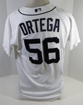 2011 Detroit Tigers Jose Ortega #56 Game Used White Jersey 46 810 - DP20810