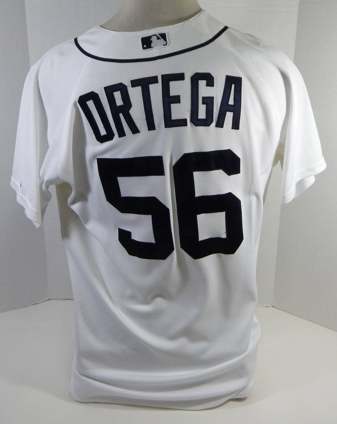 2011 Detroit Tigers Jose Ortega #56 Game Used White Jersey 46 810 - DP20810