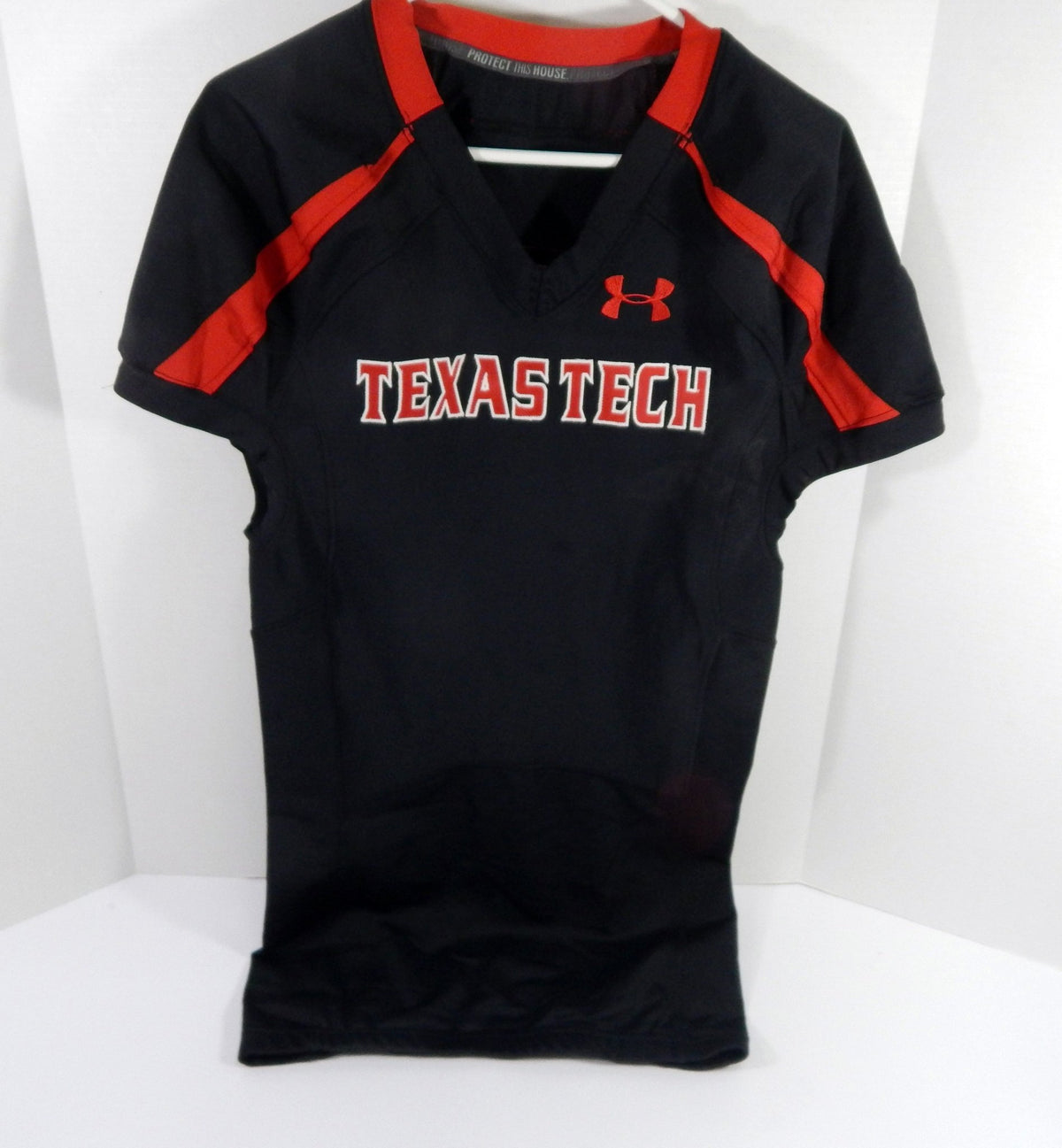 2011 Texas Tech Red Raiders Blank Game Issued Black Jersey 44 DP48438 - DP48438