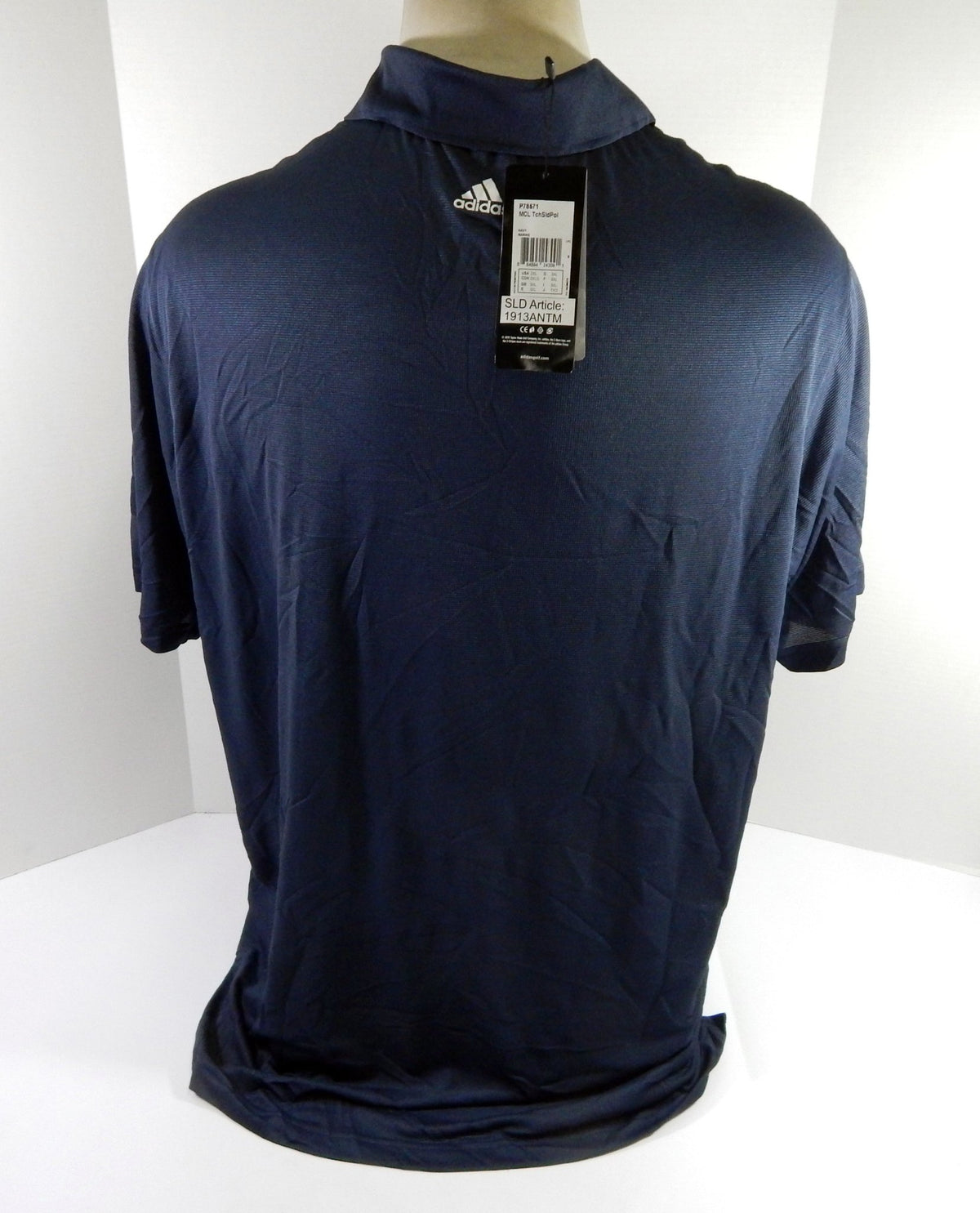 2012-13 Charlotte Bobcats Team Issued Navy Polo Shirt 2XL DP52292 - DP52292