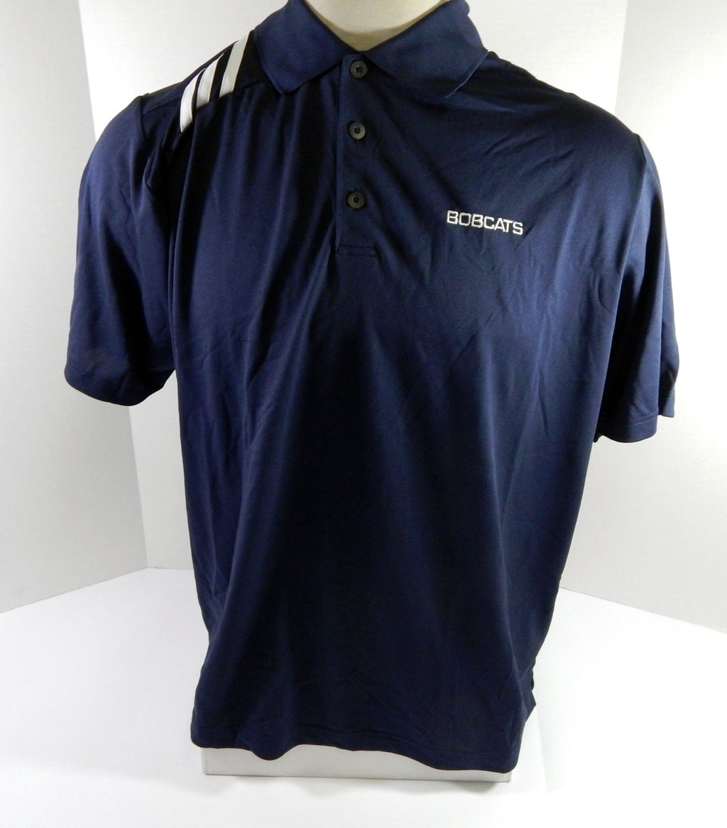 2012-13 Charlotte Bobcats Team Issued Navy Polo Shirt XL DP52243 - DP52243