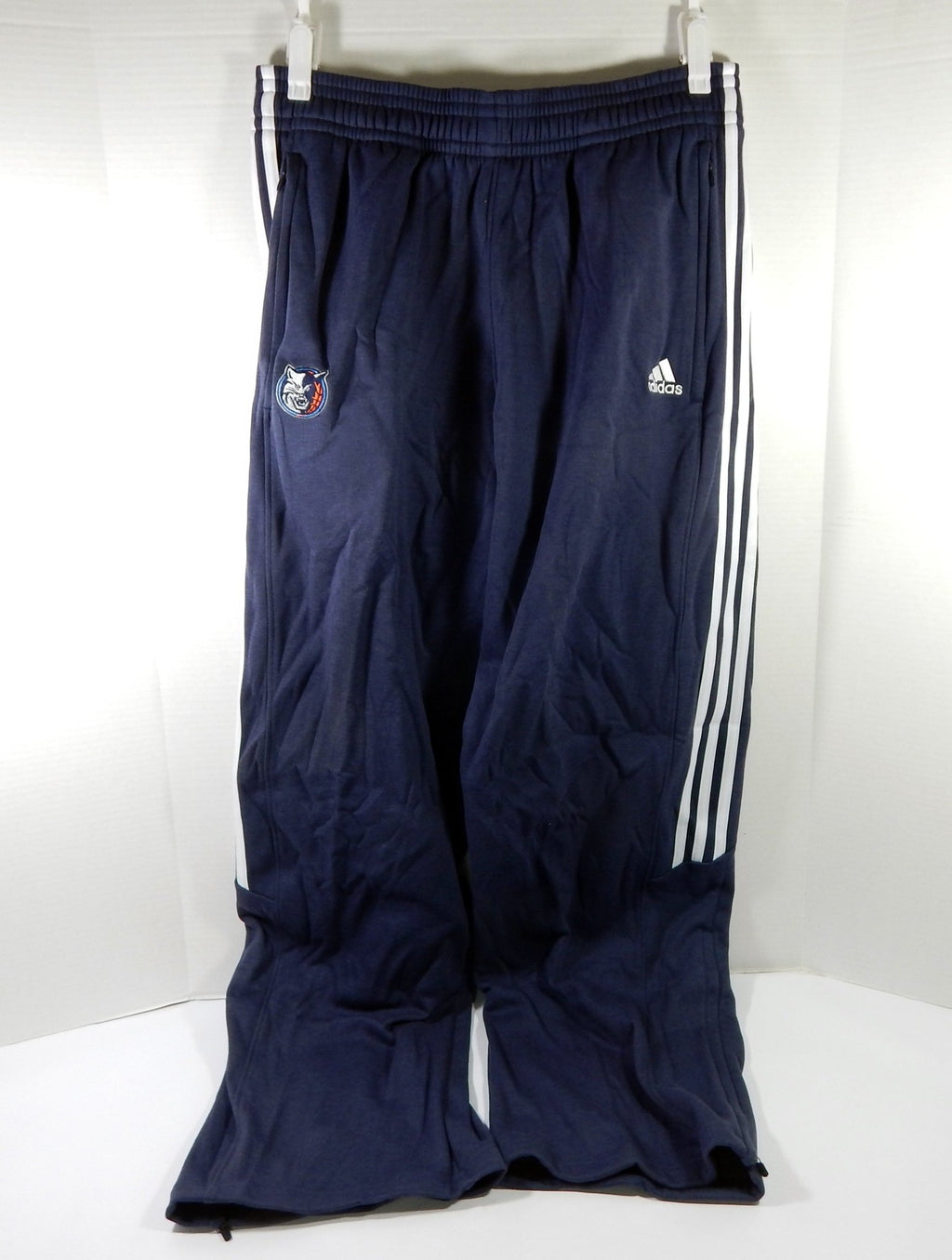 2012-13 Charlotte Bobcats Team Issued Navy Travel Pants L DP58240 - DP58240