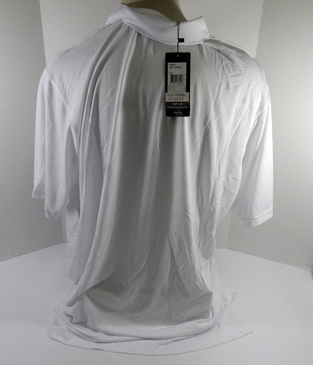 2012-13 Charlotte Bobcats Team Issued White Polo Shirt 4XL DP52214 - DP52214