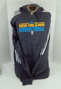 2012-13 New Orleans Hornets Team Issued Grey Hoodie Sweatshirt 3XL DP57400 - DP57400