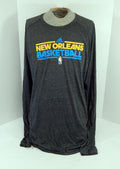 2012-13 New Orleans Hornets Team Issued Grey Long Sleeve Training Shirt 2XL 402 - DP60402
