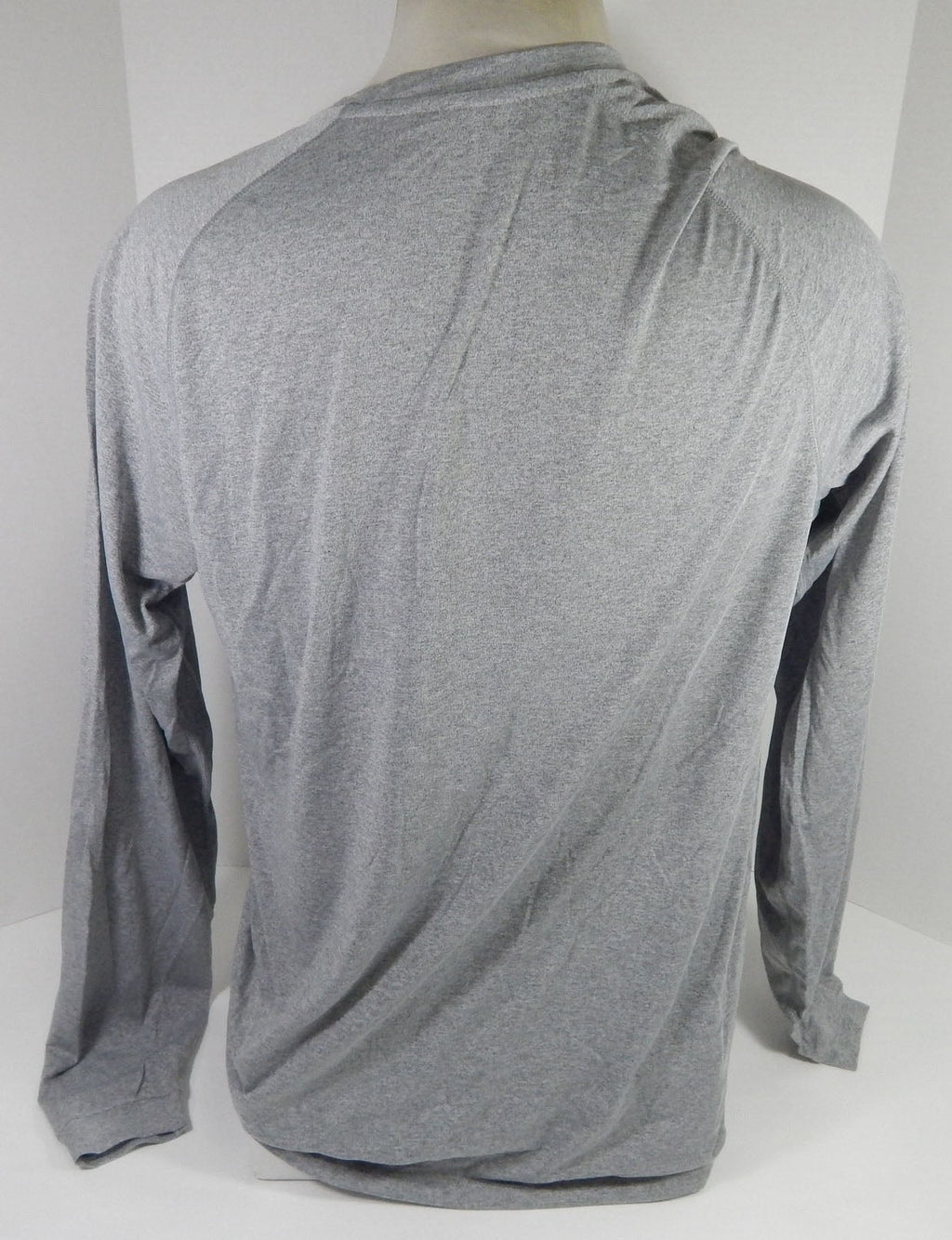 2012-13 New Orleans Hornets Team Issued Grey Long Sleeve Training Shirt LT DP90 - DP58590