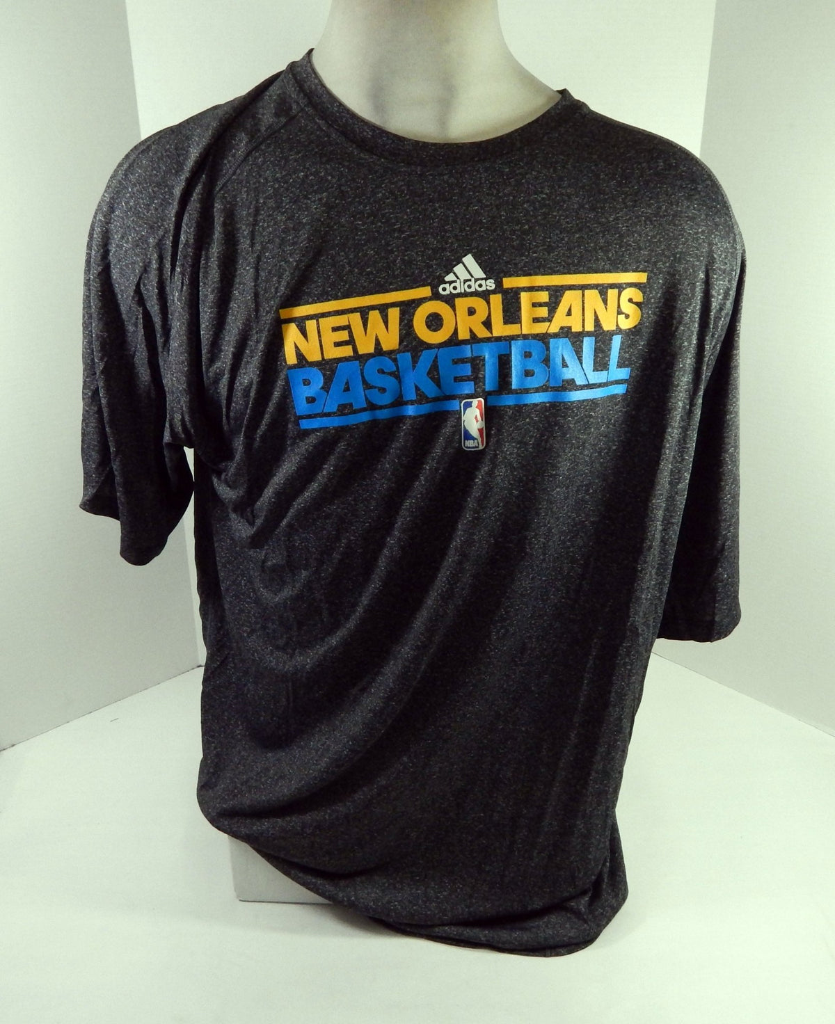 2012-13 New Orleans Hornets TeamIssued Grey Training Shirt 3XLT DP64108 - DP64108