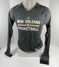 2012-13 New Orleans Pelicans Team Issued Grey Longsleeve Training Shirt 2XL+2 9 - DP61719