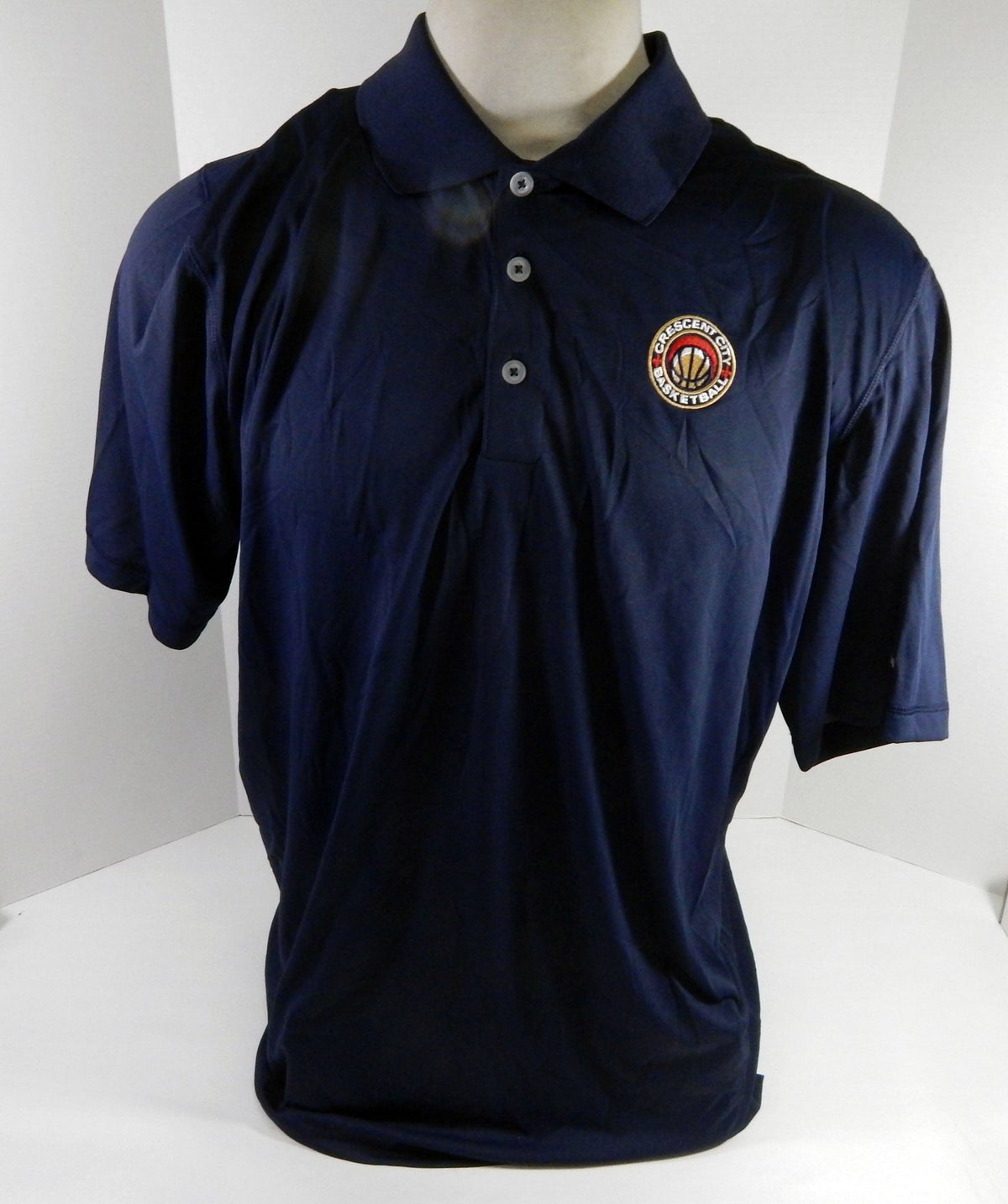 2012-13 New Orleans Pelicans Team Issued Navy Polo Shirt 2XLT DP63853 - DP63853