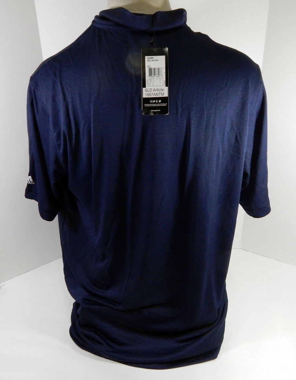 2012-13 New Orleans Pelicans TeamIssued Navy Polo Shirt 2XL DP63854 - DP63854