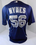 2012-13 San Diego Padres Colt Hynes #56 Game Used Navy Jersey Batting Practice 8 - SDP1308
