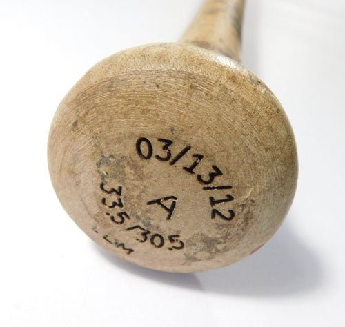 2012 Brent Morel Game-Used LS M9 S329 33.5" Bat Chicago White Sox - DM86753