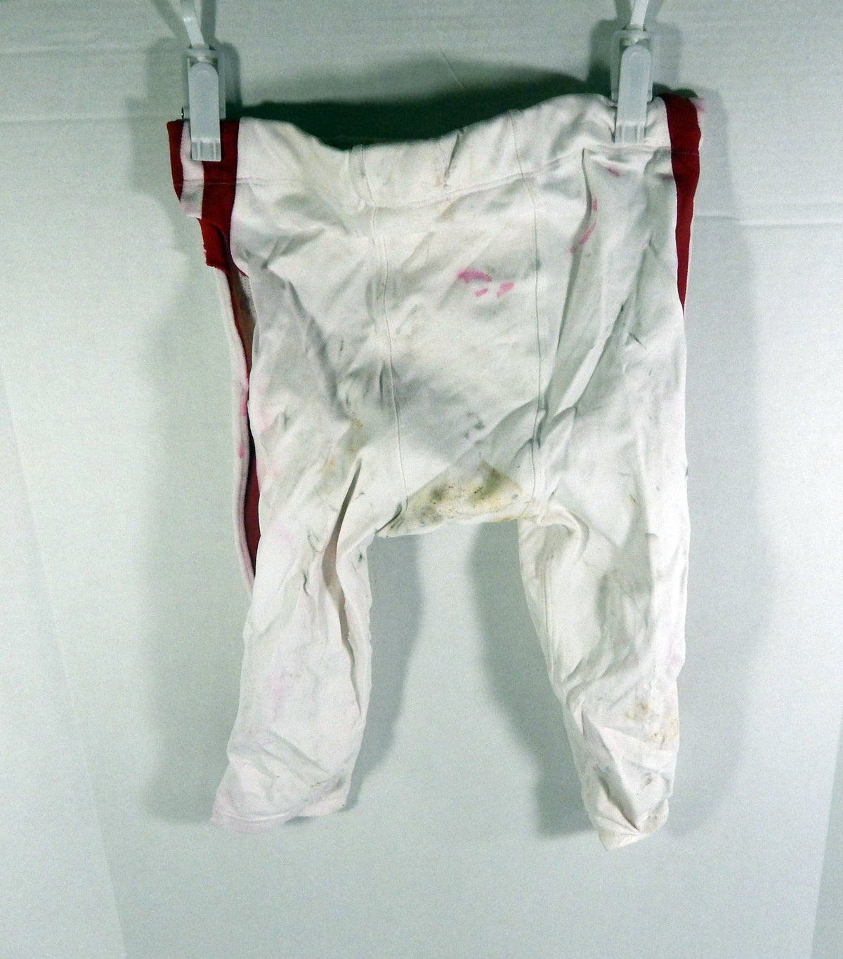 2012 Indiana Hoosiers #30 Game Used White Pants L DP57604 - DP57604