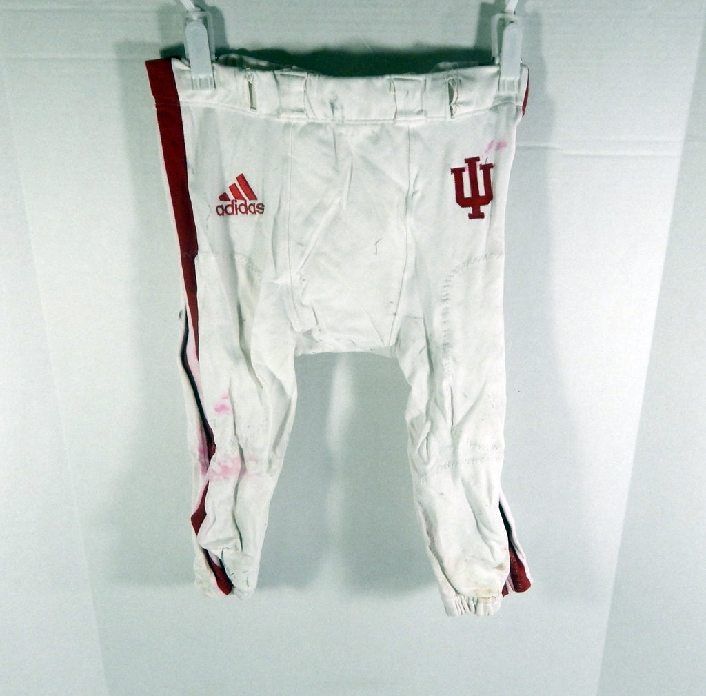 2012 Indiana Hoosiers #30 Game Used White Pants L DP57604 - DP57604
