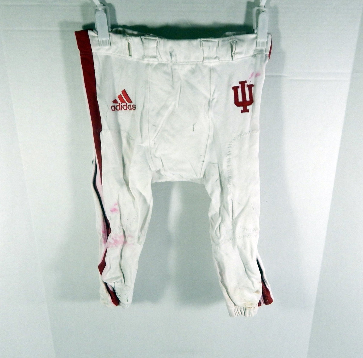 2012 Indiana Hoosiers #30 Game Used White Pants L DP57604 - DP57604