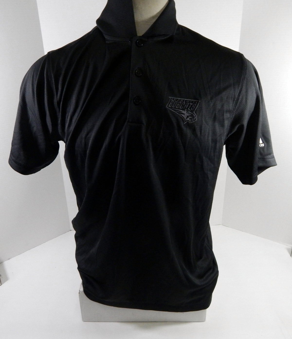 2013-14 Charlotte Bobcats Team Issued Black Polo Shirt M DP64875 - DP64875
