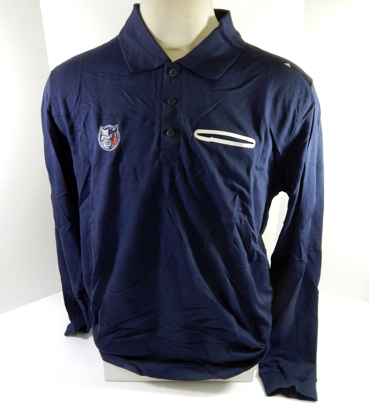 2013-14 Charlotte Bobcats Team Issued Navy Polo Shirt 3XL DP52265 - DP52265
