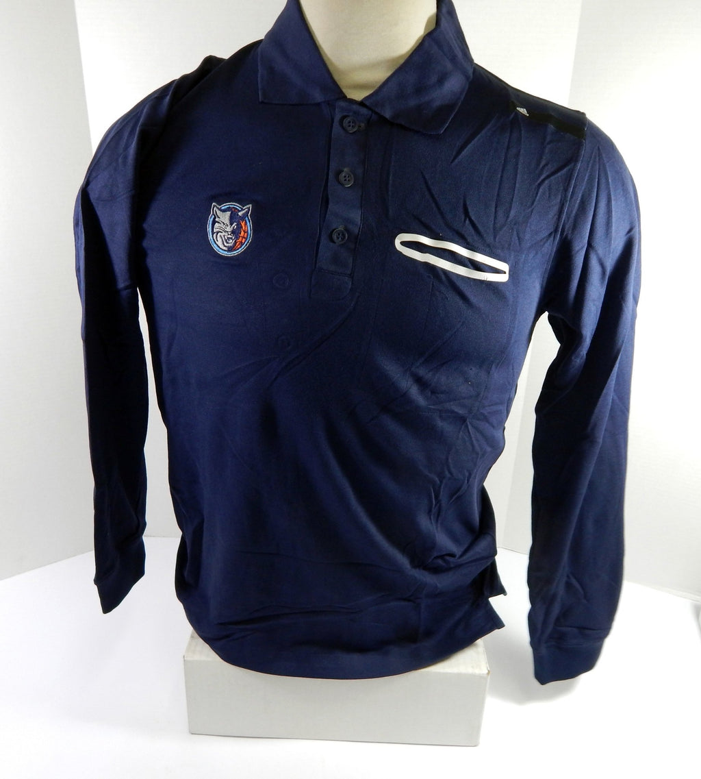 2013-14 Charlotte Bobcats Team Issued Navy Polo Shirt M DP52270 - DP52270