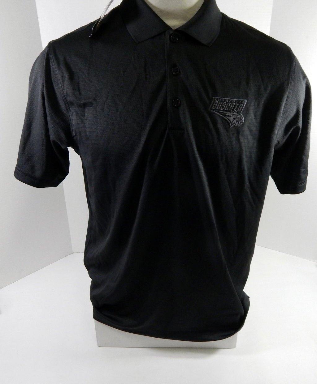 2013-14 Charlotte Bobcats TeamIssued Black Polo Shirt M DP64878 - DP64878