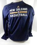 2013-14 New Orleans Pelicans Team Issued Navy Crewneck Sweatshirt 4XL+2 DP61823 - DP61823