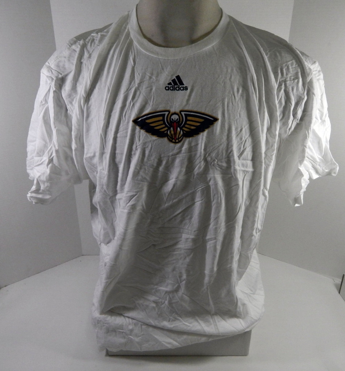 2013-14 New Orleans Pelicans Team Issued White Training Shirt 2XL DP61770 - DP61770