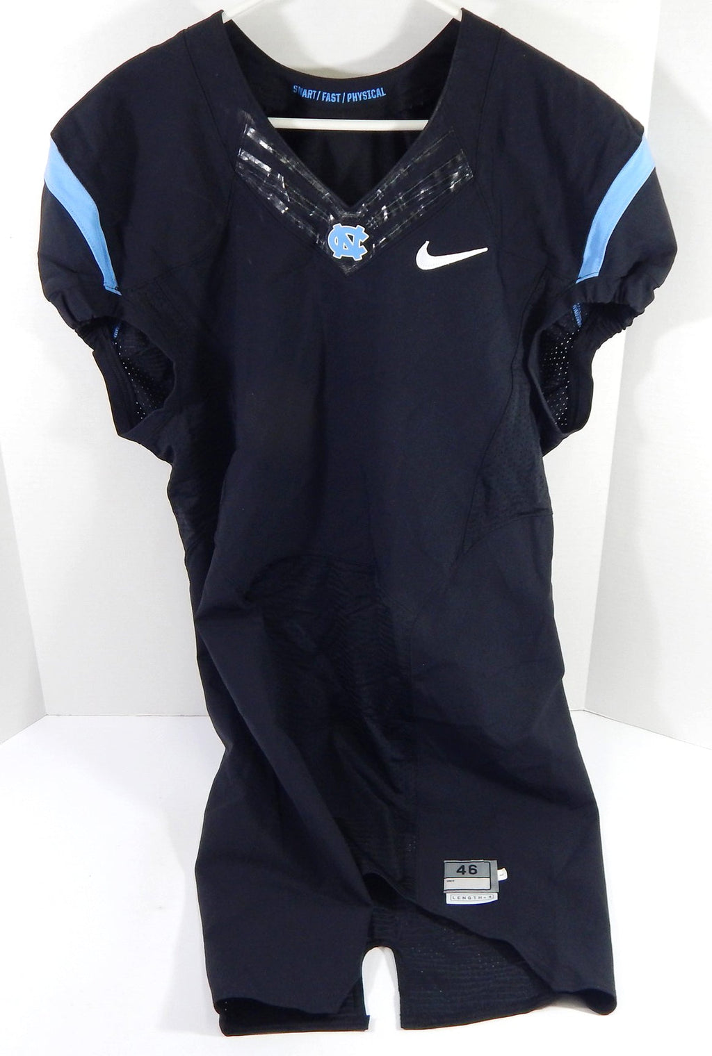 2013-14 North Carolina Tar Heels UNC Blank Game Issued Black Jersey 46 DP54144 - DP54144