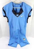 2013-14 North Carolina Tar Heels UNC Blank Game Issued Blue Jersey 40 DP54171 - DP54171