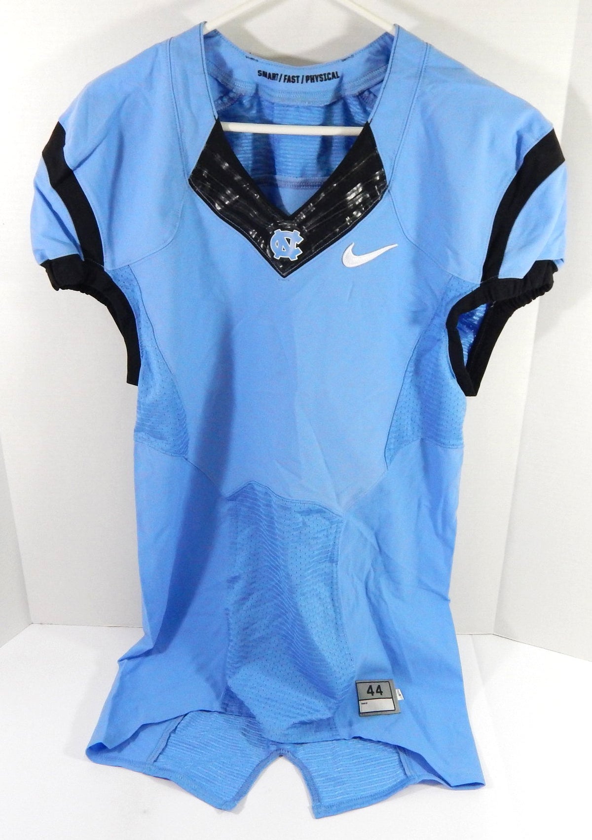 2013-14 North Carolina Tar Heels UNC Game Issued Blue Jersey 44 DP54530 - DP54530