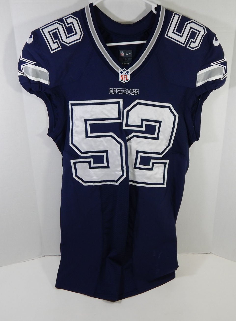 2013 Dallas Cowboys Andrew Gachkar #52 Game Issued Navy Jersey Jersey 42 80 - DP17880