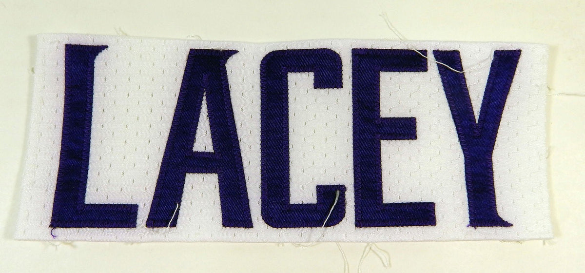 2013 Minnesota Vikings Jacob Lacey #26 Game Issued White Name Plate DP14851 - DP14851