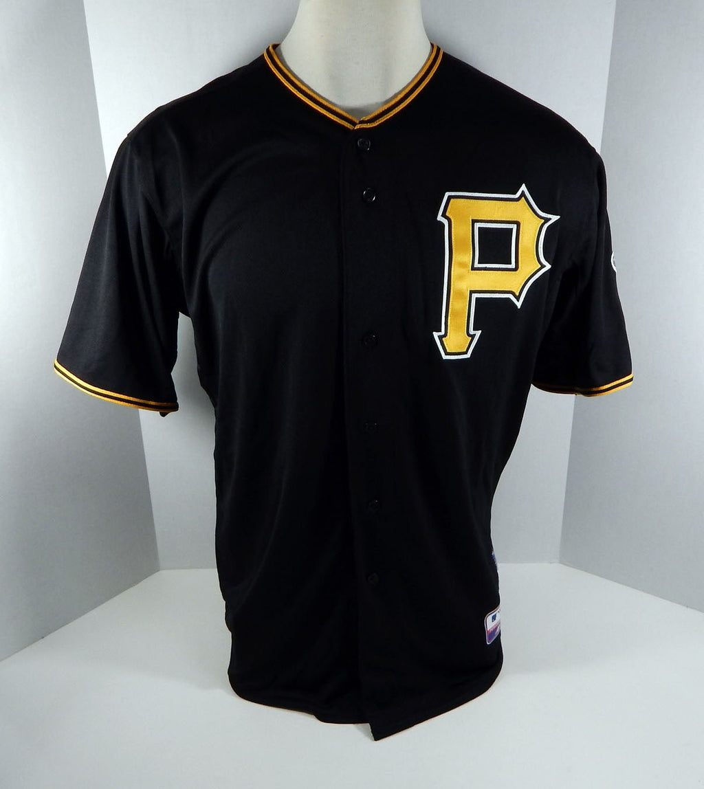 2013 Pittsburgh Pirates Ivan DeJesus Jr # Game Issued Black Jersey PITT33082 - PITT33082