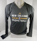 2014-15 New Orleans Pelicans Team Issued Grey Longsleeve Training Shirt 3XL+2 05 - DP61705